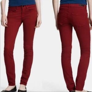 Articles of Society Mya Skinny Jeans in Scarlet Red‎ Size 27